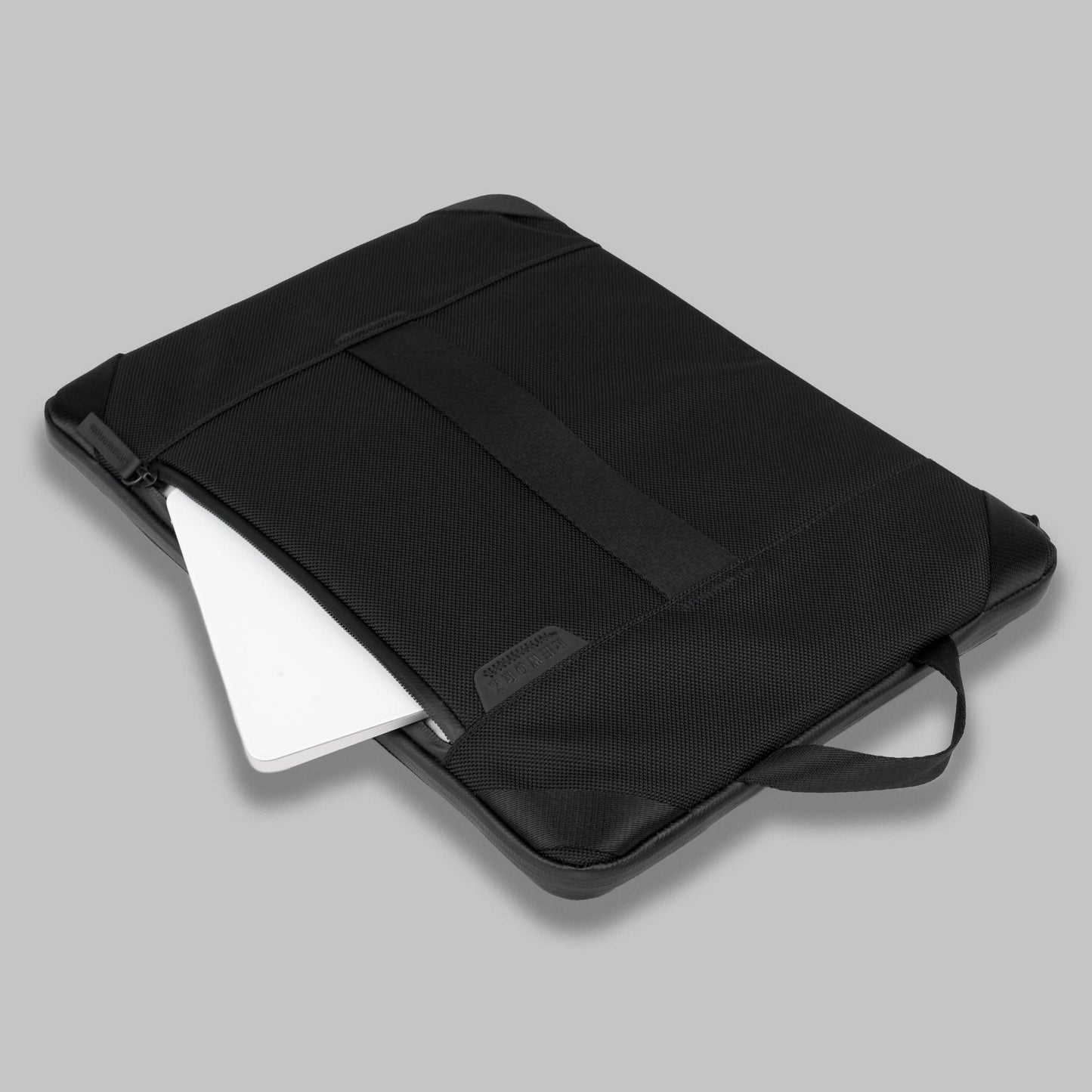 Rework Gear Laptop Case unzipped with a trackpad.
